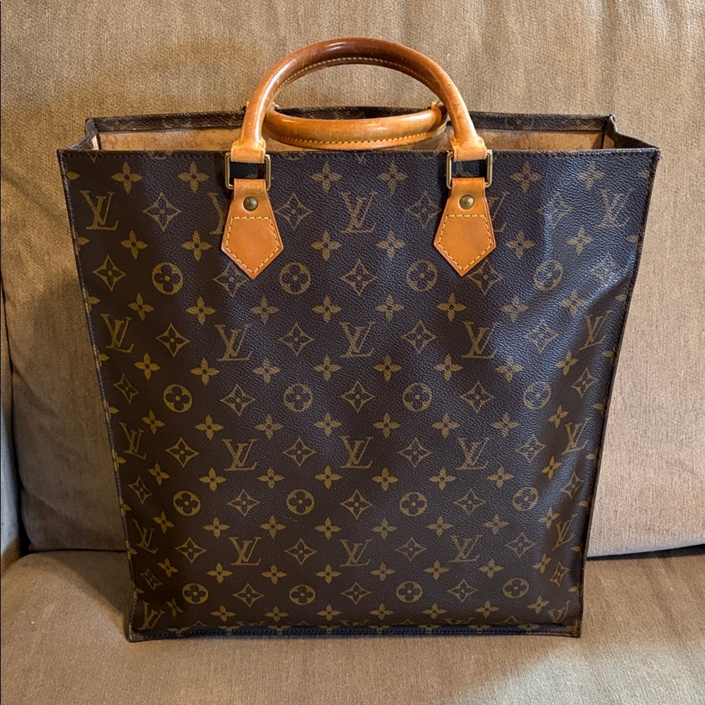 Louis Vuitton Brown Monogram Tote Briefcase